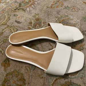 Reformation slide sandals